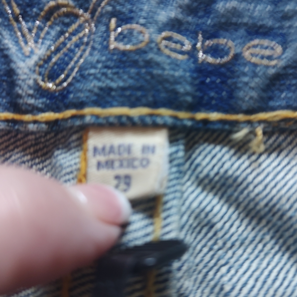 Bebe Vintage Wide Leg Jeans - Picture 7 of 9
